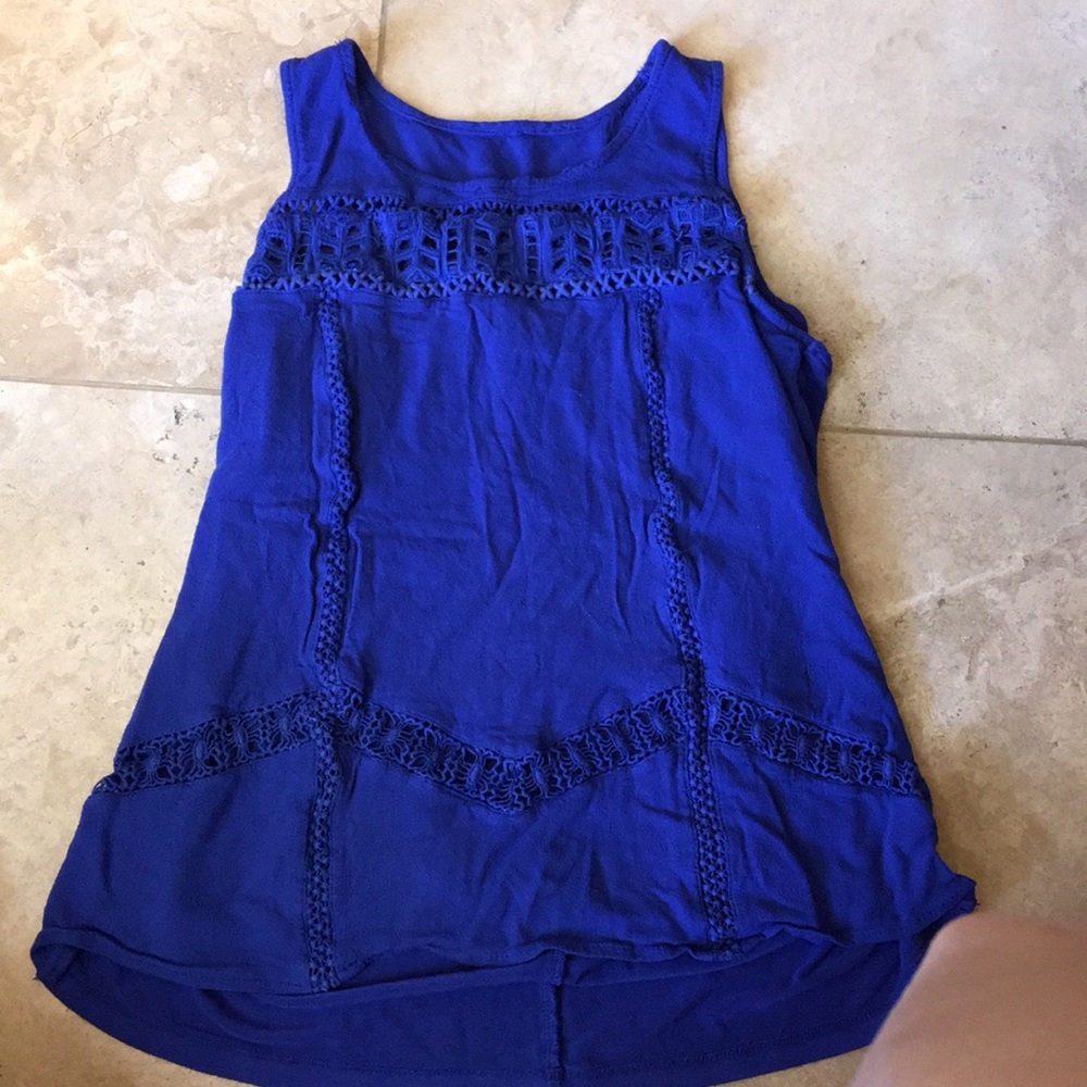Blue Tank Top Shirt